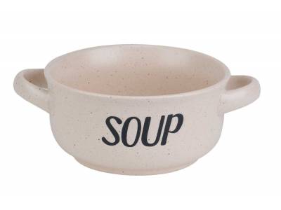 Soup Cream Soepkommetje 'soup' D13,5cm H6.5cm - 47cl