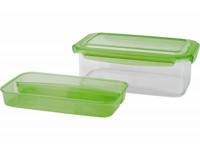 Tritan Lunchbox Groen 1,9l Plateau-beste K-24x15.2xh8.8cm