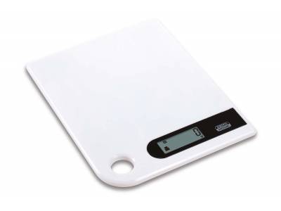 Balance Cuisine Electr. Blanc 5kg-1g 1x3v Lithium Incl 20x16x1.3cm