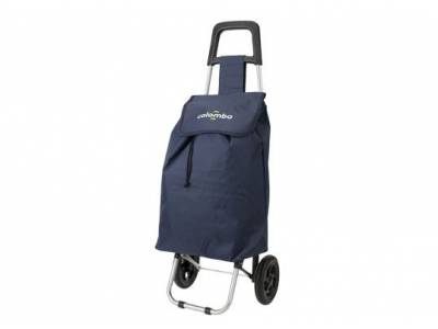 Rolly Blauw Shopping Trolley 40l Max 25kg Polyester Bag Painted Steel