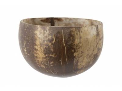 Coconut Bowl Brun 35-50cl D12xh6cm - Polished