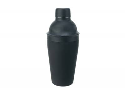 Shaker Zwart 0,55l D8,5xh21cm Roestvrij Staal