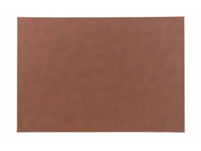 Placemat Leatherlook Rood-bruin  43x30cm 