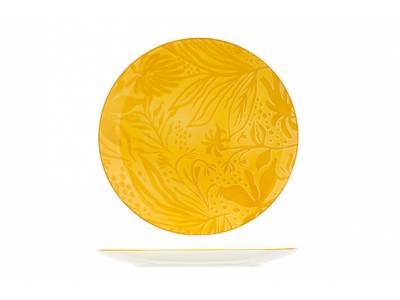 Giungla Yellow Dessertbord D20xh2,3cm Nbc
