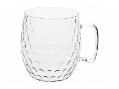 Moscow Mule Glass Hammertone Transparent 
