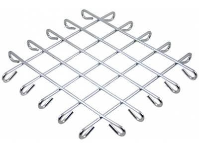 Dessous-plat Square Wire 22x22xh2cm 