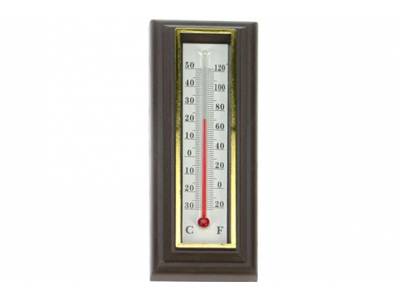 Co&tr Thermometre 5.5xh16cm Brun Fonce 