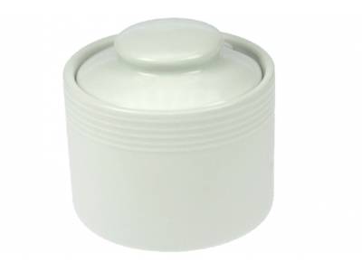 Linea White Suikerpot Met Deksel D9xh9cm 
