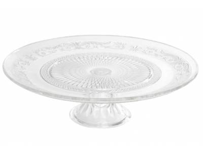 Retro Plat A Tarte Verre D33xh10cm 