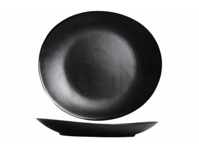 Vongola Black Assiette Plate 28x25.5cm 