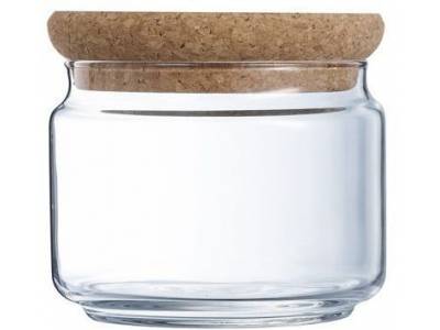 Pure Jar Voorraadpot Kurk Deksel O,50 L Durable