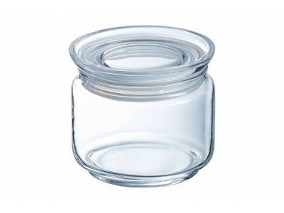 Pure Jar Voorraadpot Transparant 50cl Ro Nd