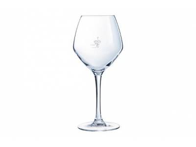 Cabernet Young Wines Wijnglas 35cl Set6 Maatstreep Druifje Op 12,5cl En 15,5 Cl