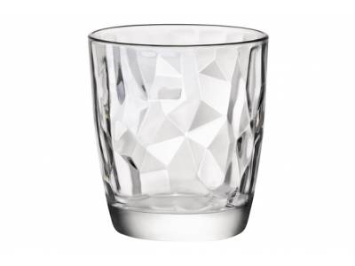 Diamond Goblet 30cl Transp.set 3 9.25x8.40cm