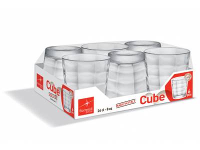 Cube Tumbler 24cl Set6 