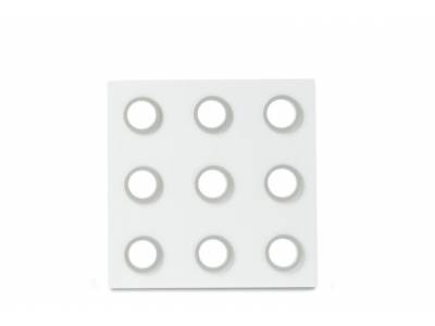 Domino Onderzetter Wit