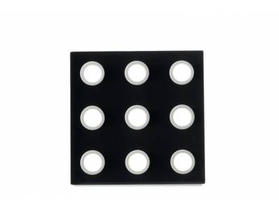 Domino Onderzetter Zwart