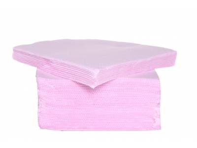 Ct Prof Serviette Tt S40 25x25cm Rose Papier Textiel-touch