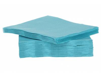 Ct Prof Serviet Tt S40 25x25cm Turquoise Papier Textiel-touch