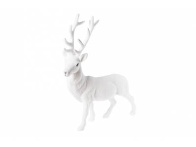 CERF BLANC SYNTHETIQUE H40 FLOCKED