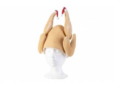 Kerstmuts Turkey 36xh30cm Textiel 