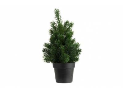 Kerstboom Mini Groen 12x12xh22cm Kunstst Of