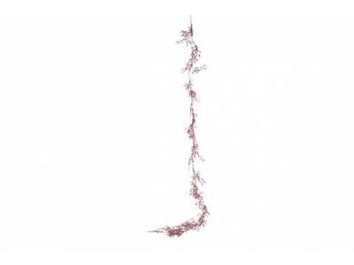 Slinger Leaves Glitter Roze 150cm Kun Ststof