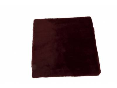 Tafelloper Fur Look Bordeaux 40x150xh2cm  Polyester