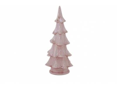 Kerstboom Elegant Roze 8,8x7,6xh20,1cm D Olomiet