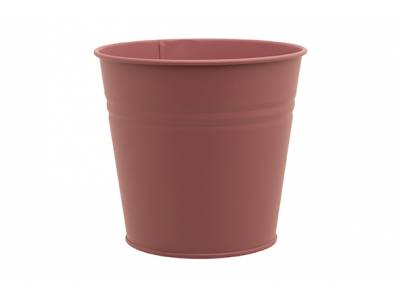 Bloempot Urban Roze 14x10xh12cm Rond Con Isch Metaal