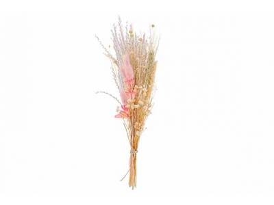 Boeket Dried Flowers Lichtroze H30cm 