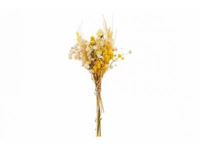 Boeket Dried Flowers Geel H20cm 