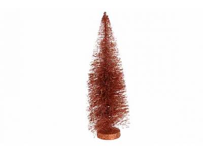 Kerstboom Glitter Koper 10x10xh26cm Kuns Tstof