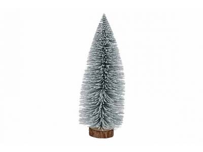 Kerstboom Snow Brush Blauwgroen 12x12xh2 9cm Langwerpig Kunststof