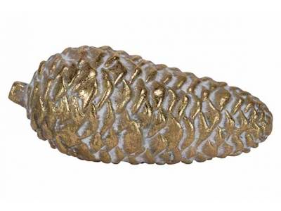 Denappel Brass 9,3x9xh20cm Langwerpig Po Lyresin