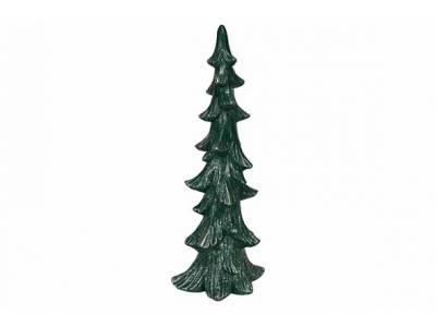 Kerstboom Elegant Donkergroen 18x13xh45, 5cm Langwerpig Polyresin