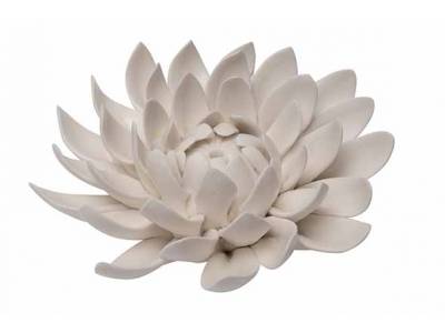Bloem Flower Creme 6,5x6,5xh3,5cm Porsel Ein