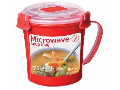 Microwave tasse à soupe moyenne 656ml