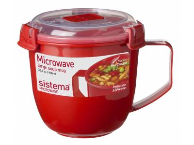 Microwave grande tasse à soupe 900ml