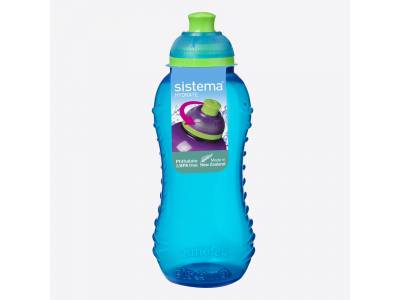 Hydrate drinkfles Twist n Sip blauw 330ml