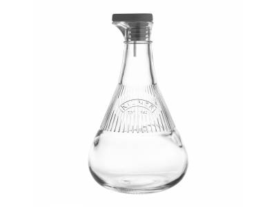 Glazen olie- of azijnfles met silicone dop 500ml
