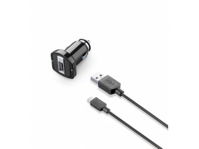 Autolader kit 5W/1A micro-usb Huawei & andere zwart