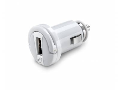 Chargeur voiture usb 10W/2A Apple blanc