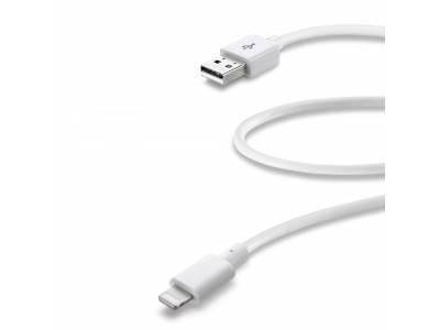 Câble data usb Apple lightning charge rapide 60cm blanc