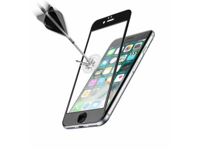 iPhone 8/7 protecteur d&apos;écran verre trempé capsule noir