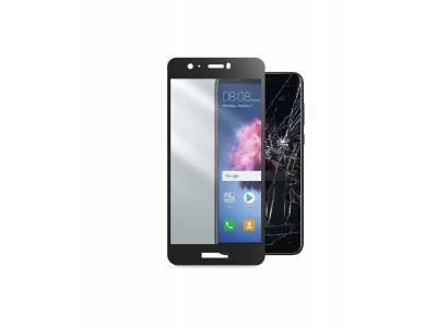 Huawei P Smart prot. d&apos;écran verre trempé capsule noir