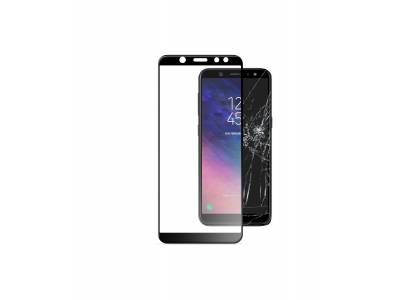 Samsung Galaxy A6 (2018) prot. d&apos;écran verre trempé capsule noir