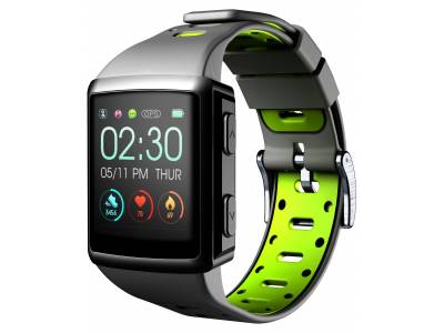 Smartwatch BT easysport hartslag gps zwart