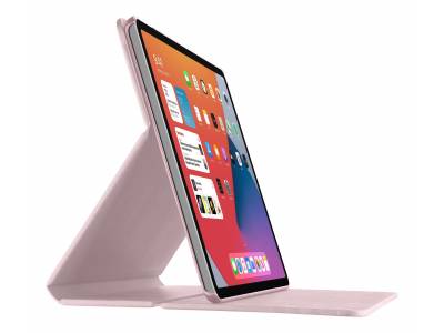 iPad Air 10.9&quot; (2020) hoesje slim stand roze