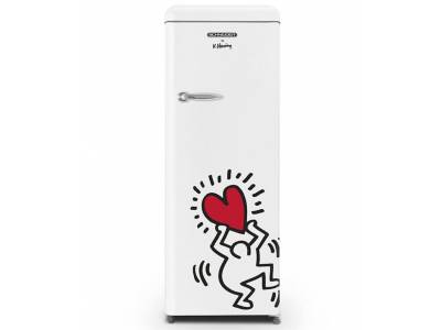 Keith Haring 1-deurs koelkast 229L wit